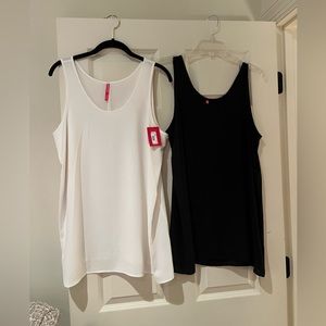 2 NWT Spanx sleeveless tops